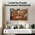thumbnail image 3 of Cozy Country Kitchen Jigsaw Puzzle for Adults 1000 Pieces, Colorful Folk Art Farmhouse Baking Scene Illustration, Premium Thick Cardboard with Matte Finish, Perfect Gift for Home Decor Lovers, 3 of 8