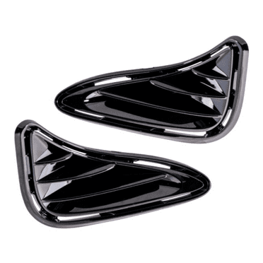For Toyota Corolla 2017 2018 2019 Fog Light Cover Driver And Passenger Side | Pair | Front | Black | CE/L/LE/LE Eco Model | Replacement For TO1037103 | 8148102918