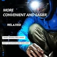 thumbnail image 1 of Linterna frontal LED XPE de 2 modos inducción de onda inteligente IPX4 resistente al agua 300lm linterna frontal de seguridad para exteriores para Camping pesca nocturna FLhrweasw  Nuevo, 1 of 7