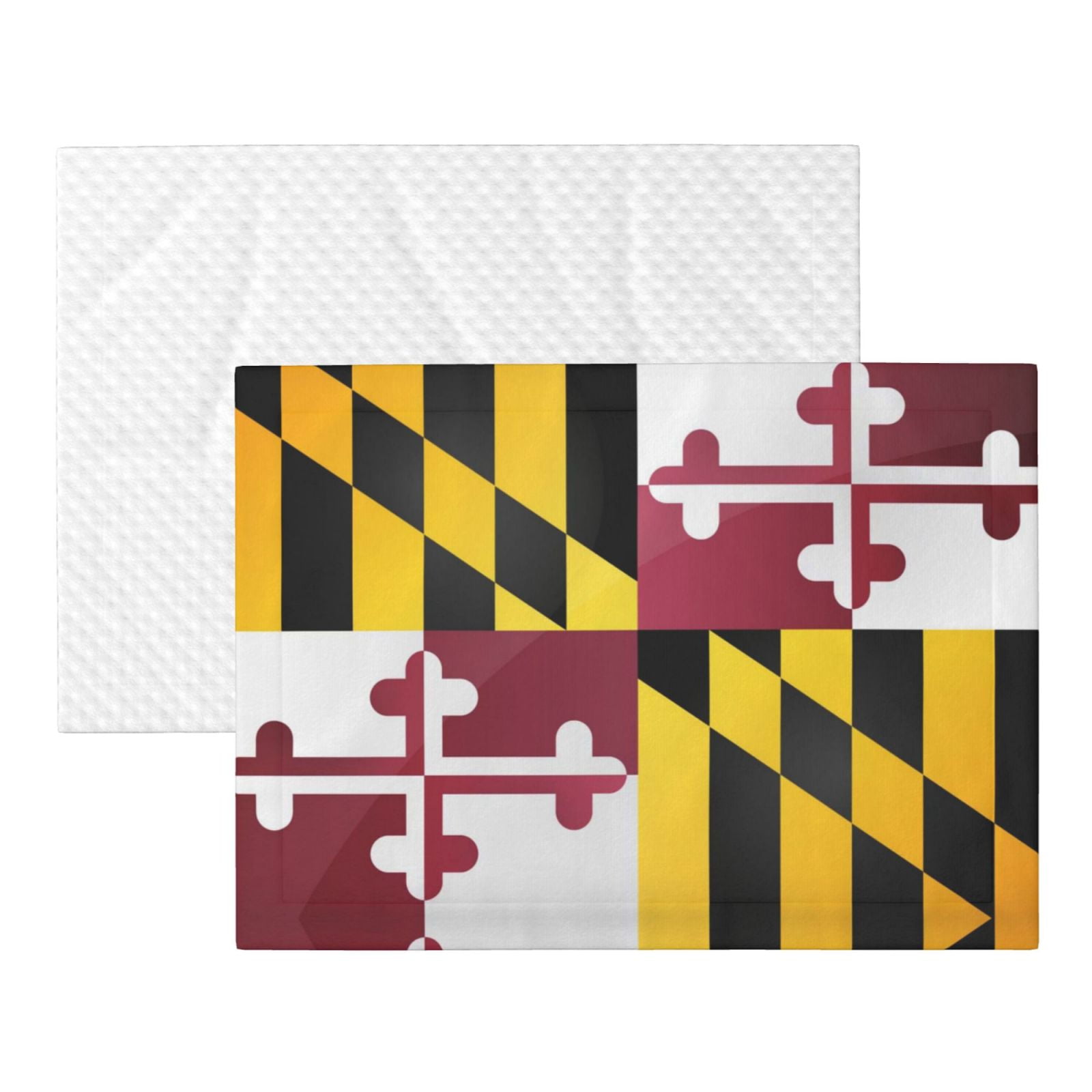 Flannel Throw Dog Blanket Flag Of Maryland Soft Warm Print Pet Blankets for Small Dog Cat Puppy