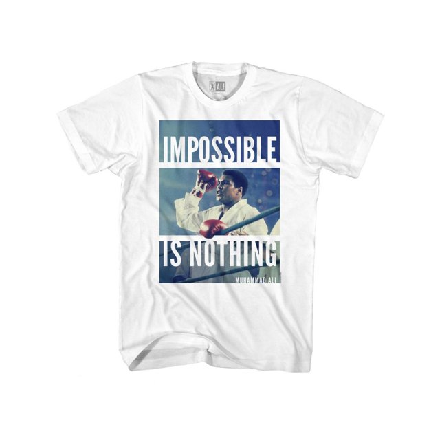 Muhammad Ali 60s Goat Greatest Boxer Of All Time Impossible Adult T-Shirt Tee