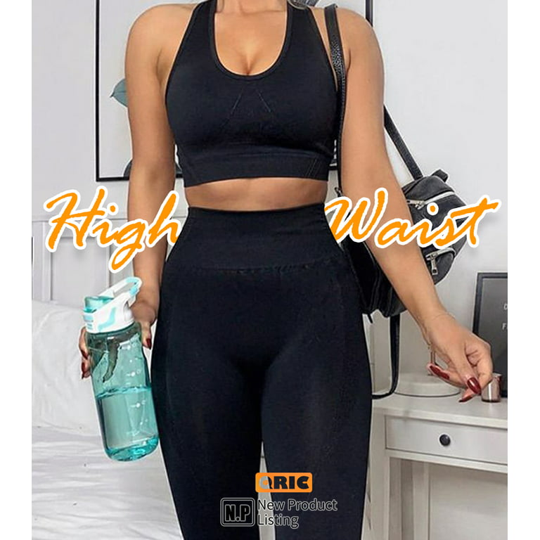 QRIC Women High Waist Butt Lifting Booty Yoga Pants Gym, Running, Exercise  Leggings With Camo Pattern 