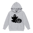 thumbnail image 4 of XXWXYD Kids Girls Sweatshirt Halloween Long Sleeve Graphic Print, Oversized Crewneck Pullover Fleece, Cute Print Fleece Cotton - Cute Halloween Outfit for Toddler Kids Girls Youth, 4 of 4