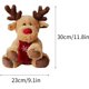 thumbnail image 5 of JM Juguetes de peluche de renos de Navidad, muñecos de alce de peluche de Navidad, muñecos de peluche de peluche suave, decoración de escritorio creativa, muñecos de peluche de alce lindos, juguetes de cama JM, 5 of 5