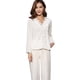 thumbnail image 5 of Ropa de hogar de terciopelo dorado estilo coreano de otoño e invierno Cárdigan de mujer Traje cálido de dos piezas Pantalones de manga larga Pijamas, 5 of 5