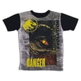 thumbnail image 2 of Pijama Jurassic Park Talla 4 Manga Corta con Estampado Dinosaurio Negro, 2 of 4