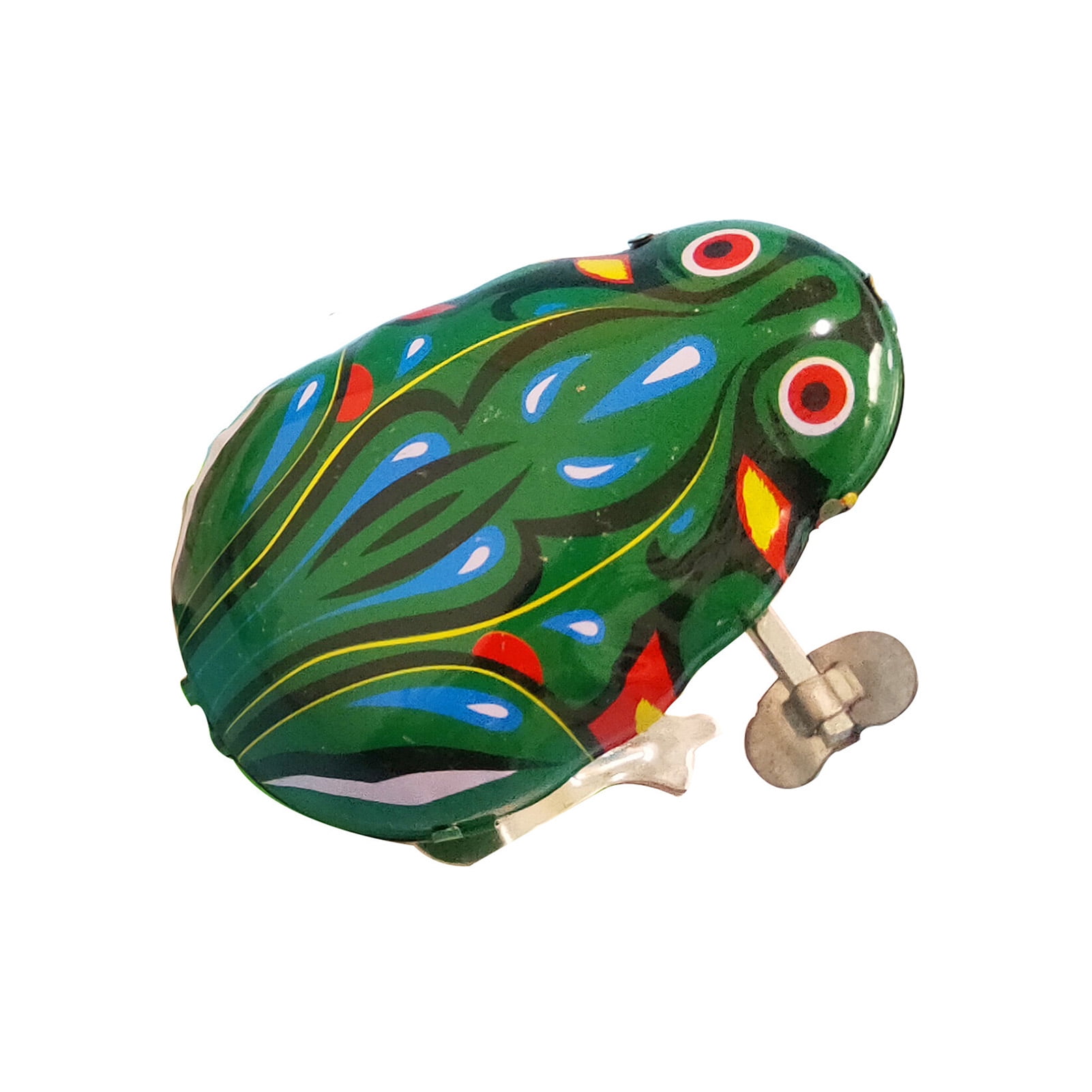 QILIN Wind Up Toys Animal Design Flipping Fastest Iron Frogs Wind Up