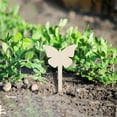 thumbnail image 5 of Luxcidy 10 PCS T-Type Wooden Plant Labels, Eco-Friendly Plant Seed Sign Garden Tag Herbs Tool Wooden Flowers Markers Potted (D), 5 of 7