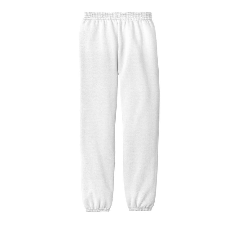 Gravity Threads Youth Fleece Sweatpants - White - X-Small