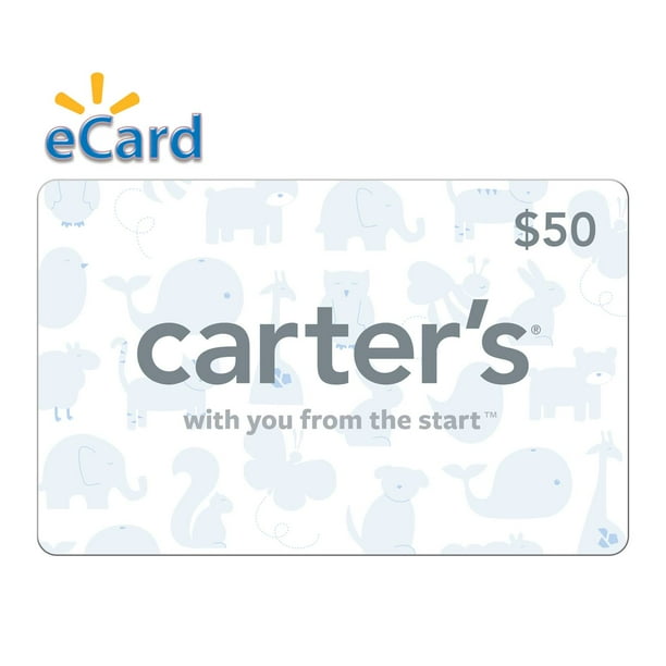 Carter’s 50 Gift Card (Email Delivery)