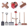thumbnail image 1 of ELAYARD 6Pcs Farm Tool Ornament Assorted Color Creative Design for Sand Table Landscape, 1 of 6