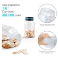 thumbnail image 4 of Large Piggy Bank for Kids Adults, Cash Box Money Saving Box Digital Coin Counter with LCD, 1.8L Capacity Coin Bank Money Jar for Adults, Designed for All US Coins, Blue, 4 of 7