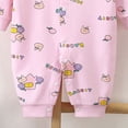 thumbnail image 4 of Baby Pajamas Baby Sleepers for Newborn 0-3 3-6 6-9 Months Boys Girl Clothes Footed PJs 6-12 Months Newborn Crawling Suits Pink, 4 of 5