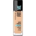 thumbnail image 3 of (2 pack) Maybelline Fit Me Matte + Poreless Liquid Foundation Makeup, True Beige, 1 fl oz, 3 of 8