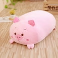 thumbnail image 2 of Apmemiss Clearance Long Animals Plush Body Pillow, Kawaii Cute Stuffed Animals, Hugging Pillow Soft Plushies Toy,Gifts for Girls and Boys Valentines Day Daily Deals, Pink, 2 of 3