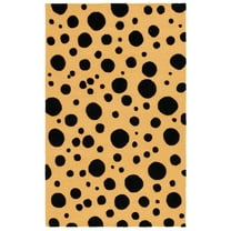 SAFAVIEH Cambridge Talisha Dot-Print Area Rug, Gold/Black, 6' x 9'