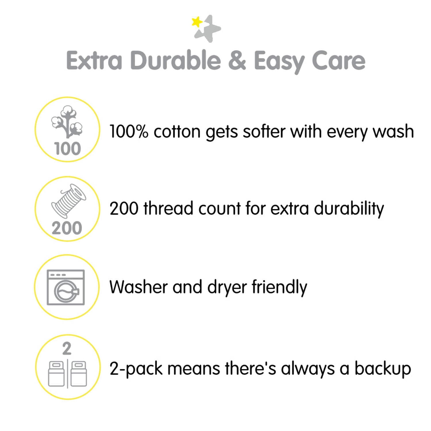 BreathableBaby Cotton Percale Fitted Sheet, For 52" x 28"/132 x 71 cm Crib Toddler Bed Mattress, Brown (2-Pack)