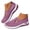 Purple, variant on Women's Mesh Walking Shoes Summer Outdoor Sports Breathable Shoe Arch Support Casual Slip on Sneakers for Lady Purple 9