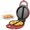 Red, variant on Blue Double Omelette Maker with Dual 6.5 Inch Non-Stick Plates, Flip Design for Quick Omelets Burritos Breakfast Cooking Tool