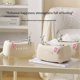thumbnail image 5 of Porta pañuelos con tapa de caja de pañuelos con resorte, organizador de papel facial para servilletas, caja de almacenamiento de pañuelos, conejo (A), 5 of 5
