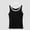 Black, variant on Women's Lace Trim Henley Ribbed Knit Tank Top Lace Printed Edge Button Down Sleeveless Cami Casual Daily Layering Top for All Seasons