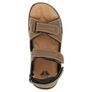 Dockers Men's Newpage Dark Tan Ankle-High Leather Sandal - 9W