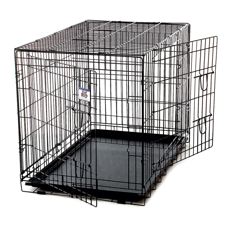 Pet Lodge WCGNT giant wire double door dog crate holds up to 130lbs 