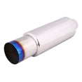 thumbnail image 2 of N1 2.5inch Inlet 4inch Burn Tip N1 Style Stainless Steel Muffler Car Rear Exhaust Pipe, 2 of 7