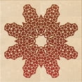 thumbnail image 1 of Ahgly Company Indoor Square Patterned Grapefruit Red Area Rugs, 5' Square, 1 of 6
