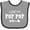 Heather and Black, variant on Inktastic I Love My Pop Pop with Arrow Boys or Girls Baby Bib