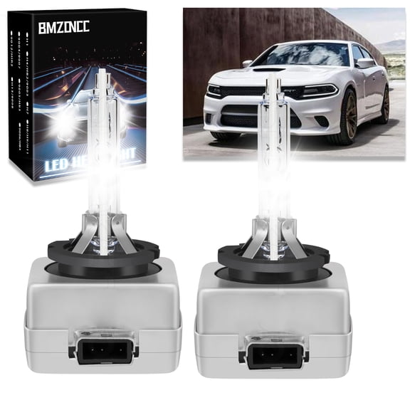 BMZONCC Front HID Headlight Bulb For DODGE CHARGER 2015-2020 Low & High Beam Stock Qty 2