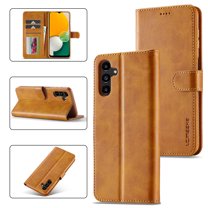 Galaxy A14 5G Wallet Case for Samsung Galaxy A14 5G Premium Luxury PU Leather Wallet Flip Magnetic Clasp Cover Retro A14 5G Case Credit Card Holder Kickstand Shockproof Case,
Yellow