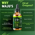 thumbnail image 5 of Maju Superfoods Oregano Oil Herbal Supplement High Carvacrol Liquid Dropper Gluten-Free Vegan 1 Count 1 Fl Oz (30ml), 5 of 7