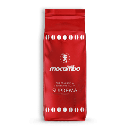 Caffé Suprema Whole Bean Coffee, Medium Roast, 2.2 Pound (Pack of 1), Coffee Blend 70% Arabica and 30% Robusta, Premium Italian Coffee