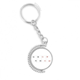 thumbnail image 1 of 2 heart spade club pattern rotatable keyholder disc accessories chain clip, 1 of 3