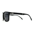 thumbnail image 3 of Polarized Gentlemens Classic Fashion Horn Rim Sunglasses Matte Black, 3 of 4