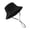 Black, variant on Distressed Wide Brims Bucket Hat For Women Outdoor Beach Travel Adjustable Drawstring Sun Protective Fisherman Hat