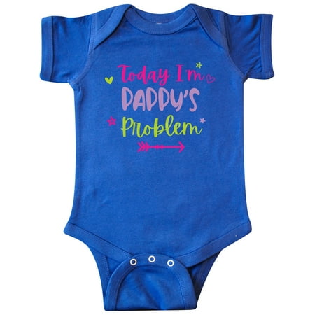 

Inktastic Child Funny Today Im Pappys Problem Gift Baby Girl Bodysuit
