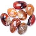 thumbnail image 3 of Cristal de piedra de palma de ágata con bandas - Chakra natural Reiki pulido, 3 of 3