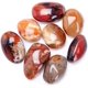 thumbnail image 3 of Cristal de piedra de palma de ágata con bandas - Chakra natural Reiki pulido, 3 of 3