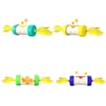thumbnail image 4 of Juguetes De Vaso De Varita Con Pluma Y Bola, Juguetes Interactivos Para Gatos, Resortes Para Gatos, Palo De Burla Con Plato Giratorio Para Gatos De Interior Eigraketly PT001702-02, 4 of 7