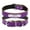 Purple, variant on Beirui PU Leather Personalized Dog Collars Free Engraving Pet Name Soft Customized Cat ID Collar Adjustable Yorkshire