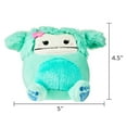 thumbnail image 5 of Squishmallows Original 3.5 inch Joelle the Teal Bigfoot with Flower Pin - Child's Ultra Soft Stuffed Plush Clip-on, 5 of 5