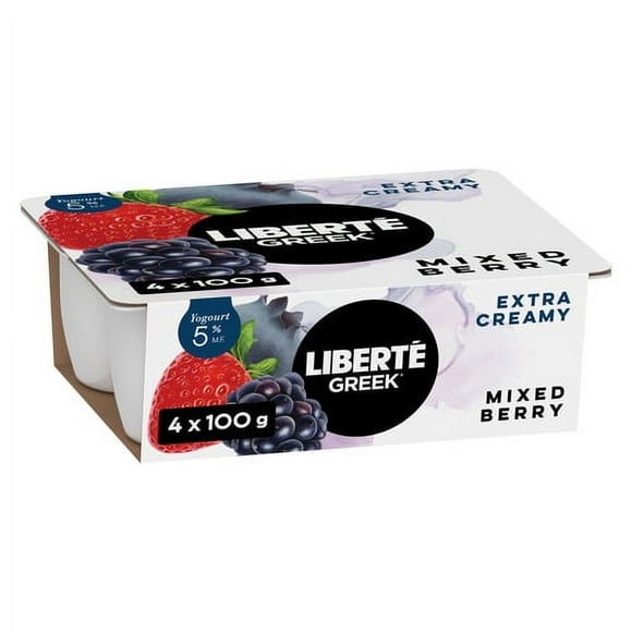Liberte GREEK 5MF MIXED BERRY CDA, 4x100g