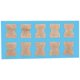 thumbnail image 1 of Corrector de uñas encarnadas, tira de uñas, 10 Uds., herramientas de cuidado de pedicura (azul) Ygjytge Cuidado Belleza, 1 of 4