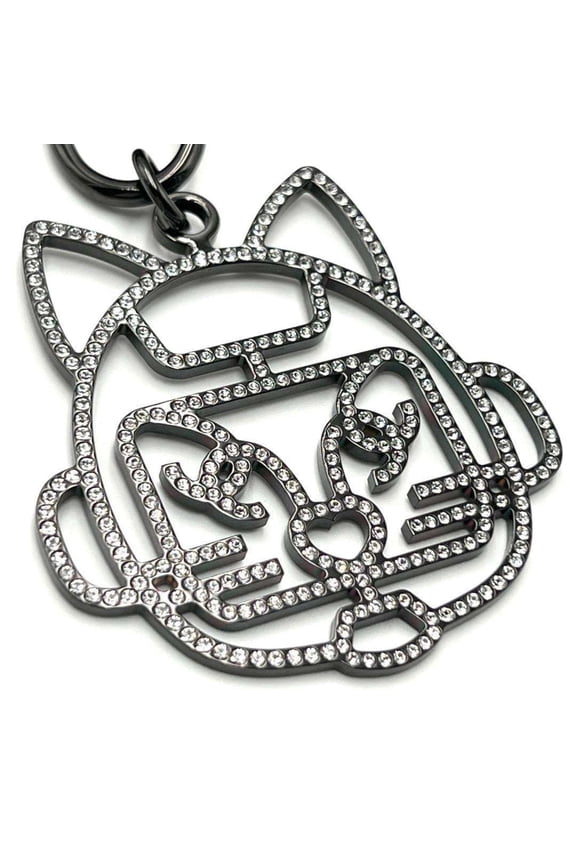 Pre-Owned CHANEL Women's Pendant Cat Robot Necklace