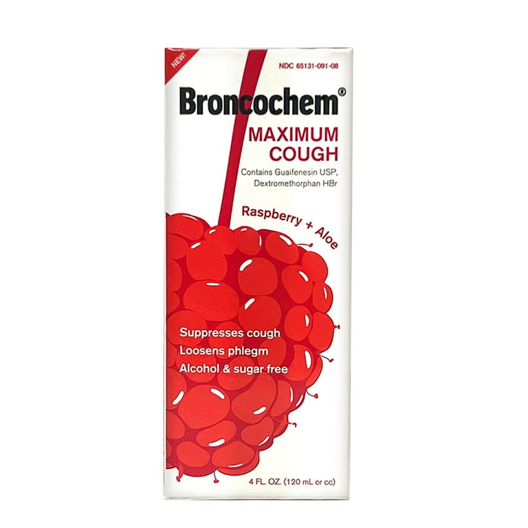 Broncochem Cough Syrup X 4oz/ Jarabe Para La Tos X 120ml, 47 OFF