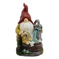 thumbnail image 1 of Bearachild Divertidas estatuas al aire libre decoración con luces solares hermoso gnomo de césped pintado a mano para pared de ventana patio interior al Jardín y Patio Bearachild HA027838-00, 1 of 1