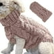 thumbnail image 2 of Suéter de cuello alto para perros Otoño Invierno ropa tejida para cachorros y mascotas chaleco grueso y cálido chaqueta 251, 2 of 7
