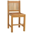 thumbnail image 2 of Teak Wood Elzas Outdoor Patio Counter Stool without Arms, 2 of 5